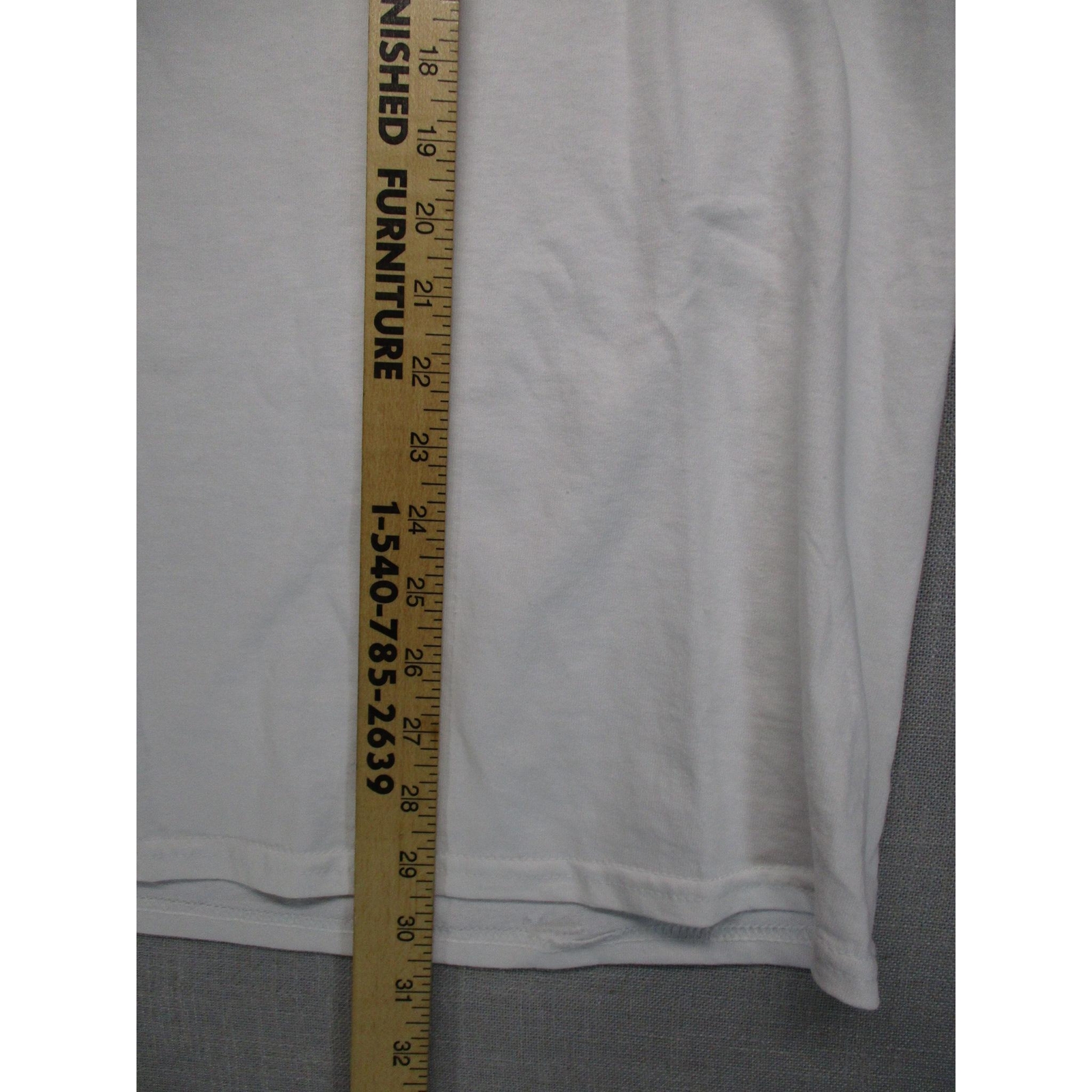 Gildan White Graphic Statement Trendy Casual TShirt TShirt Unisex Size Large