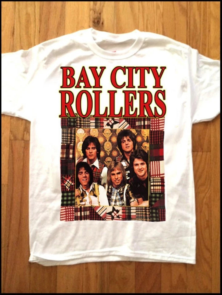 Retro Memory Saturday Night Bay City Rollers T Shirt Size S-5XL