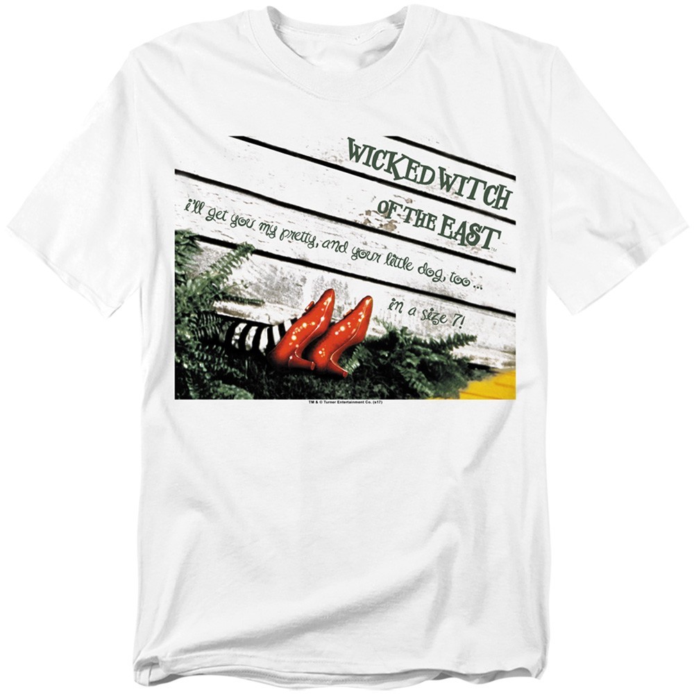 WIZARD OF OZ SIZE 7 WICKED WITCH Licensed Adult Men’s Graphic Tee Shirt SM-5XL