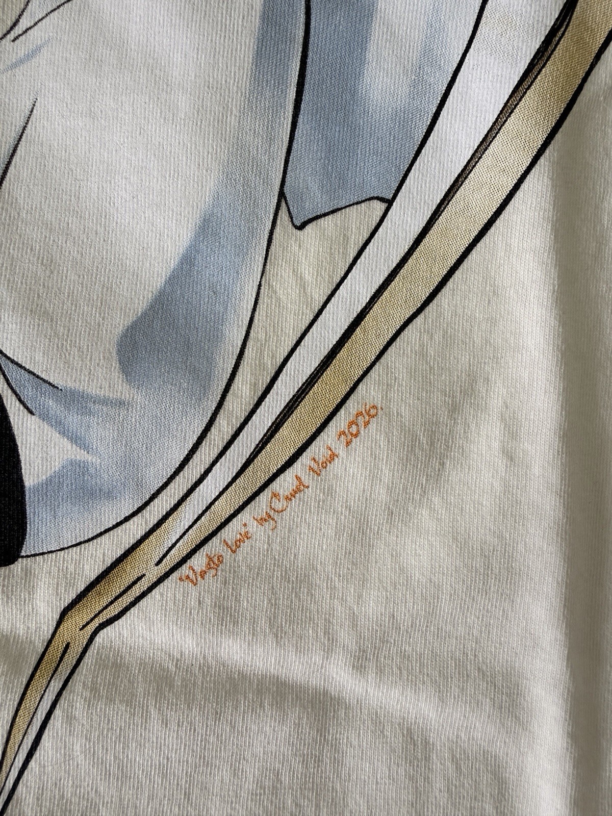 Cruel Void Bleach Orihime Anime Graphic T-Shirt Off White Medium Short Sleeve