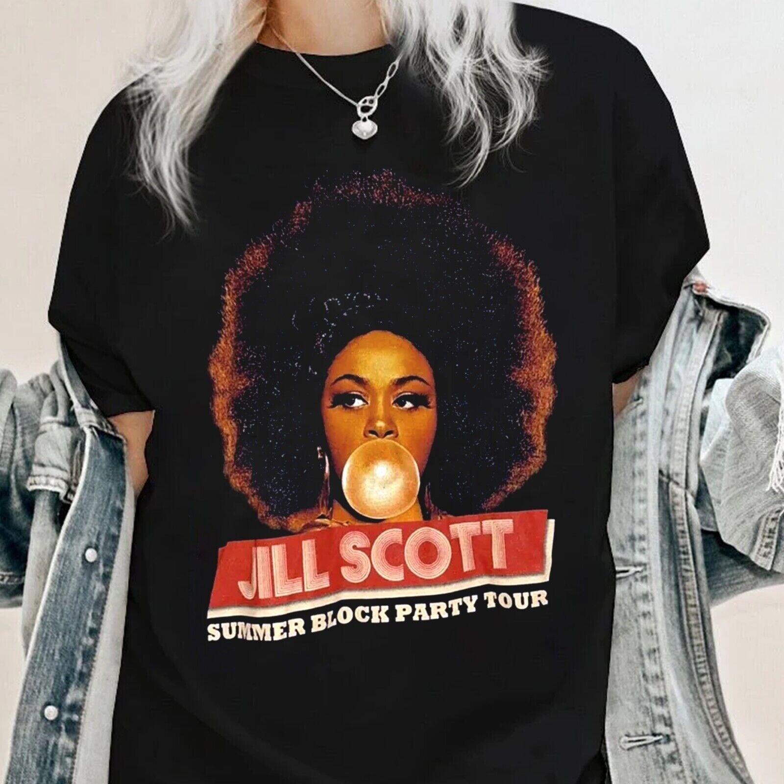 New Rare Jill Scott tour t-shirt Gift For Fans Men S-5XL Shirt