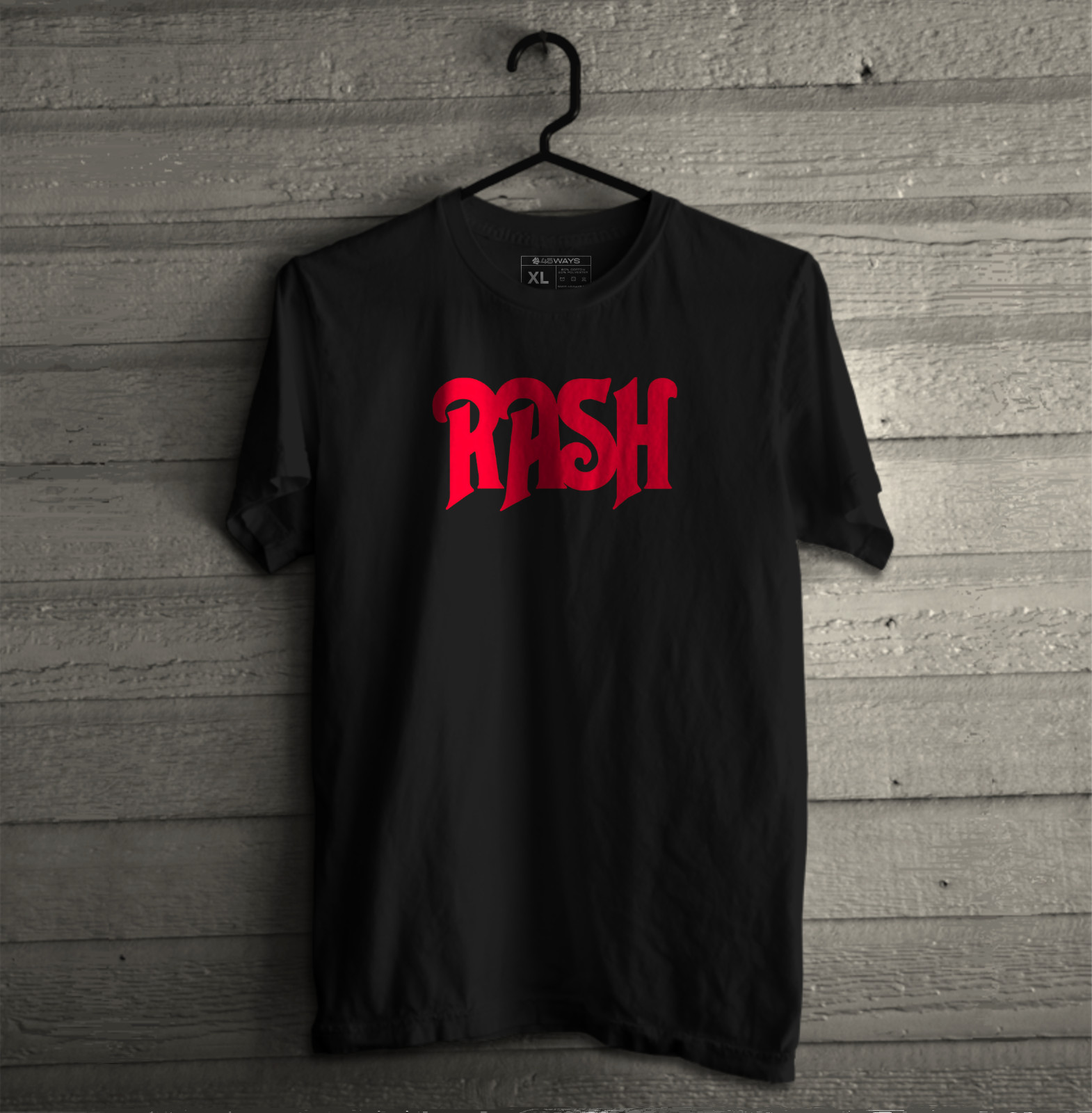 RASH Rush Geddy Lee Black T-Shirt – Soft modern fit Retro Rock tee Size S-2XL