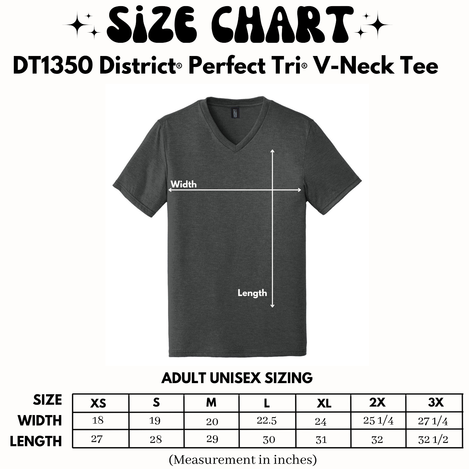 District® Perfect Tri® V-Neck Tee Style DT1350 Sizes XS-3XL Men’s