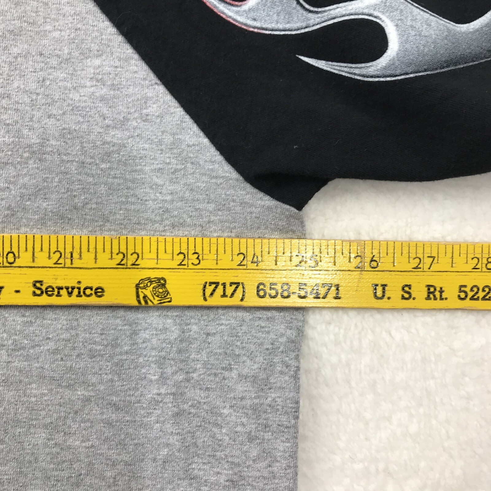 Matco Tools Shirt Mens Extra Large Gray Flames Fire Skate Surf Street Garage Tee
