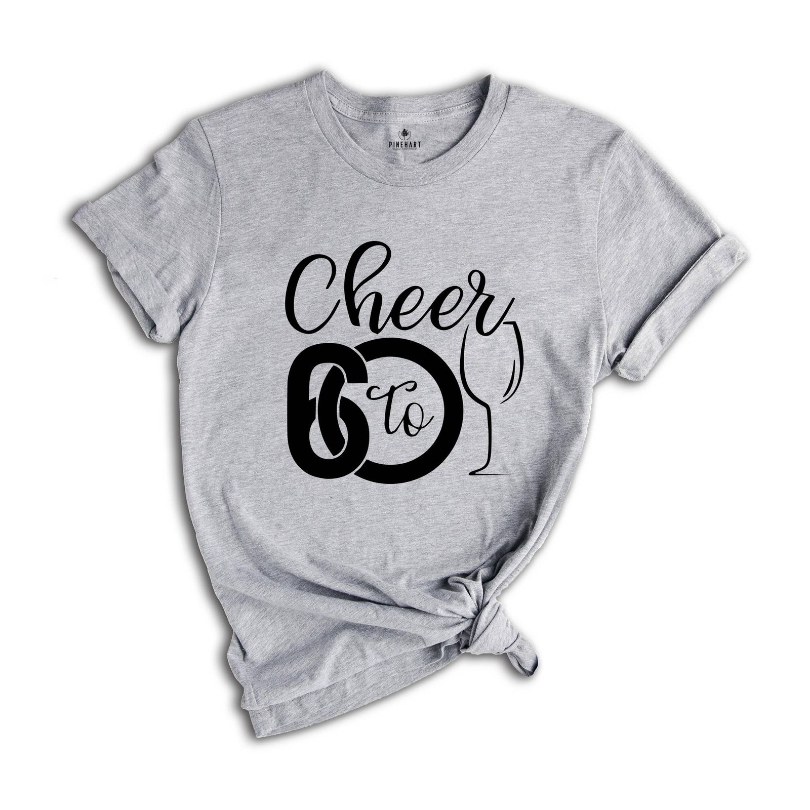 Cheer To 60th Birthday Shirt, Hello 60 T-Shirt, 1964 Birthday Tee, 60th Birthday