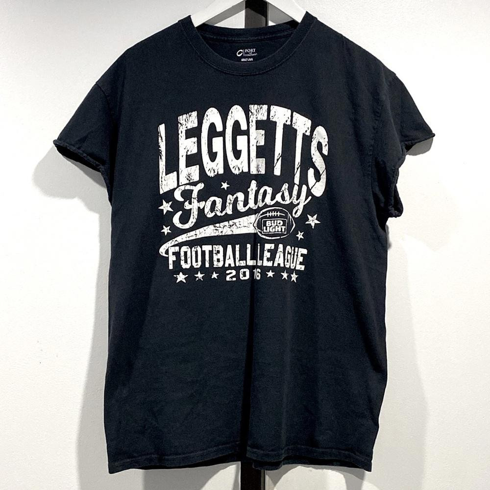 Vintage Port & Company Black NFL Leggetts Fantasy Bud Light Football Men’s L !