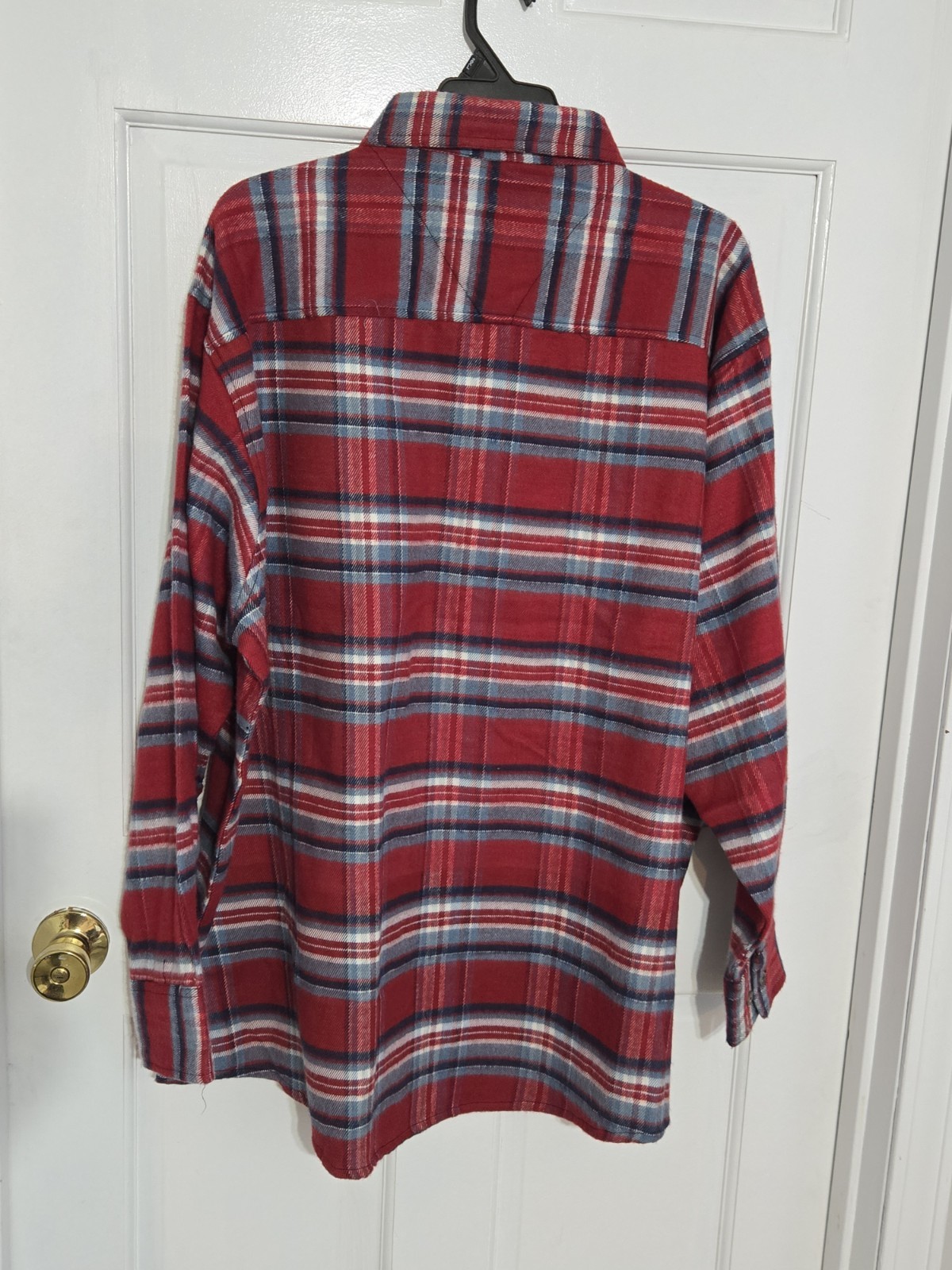 BTC Mens button up flannel shirt red blue NWT multiples sizes