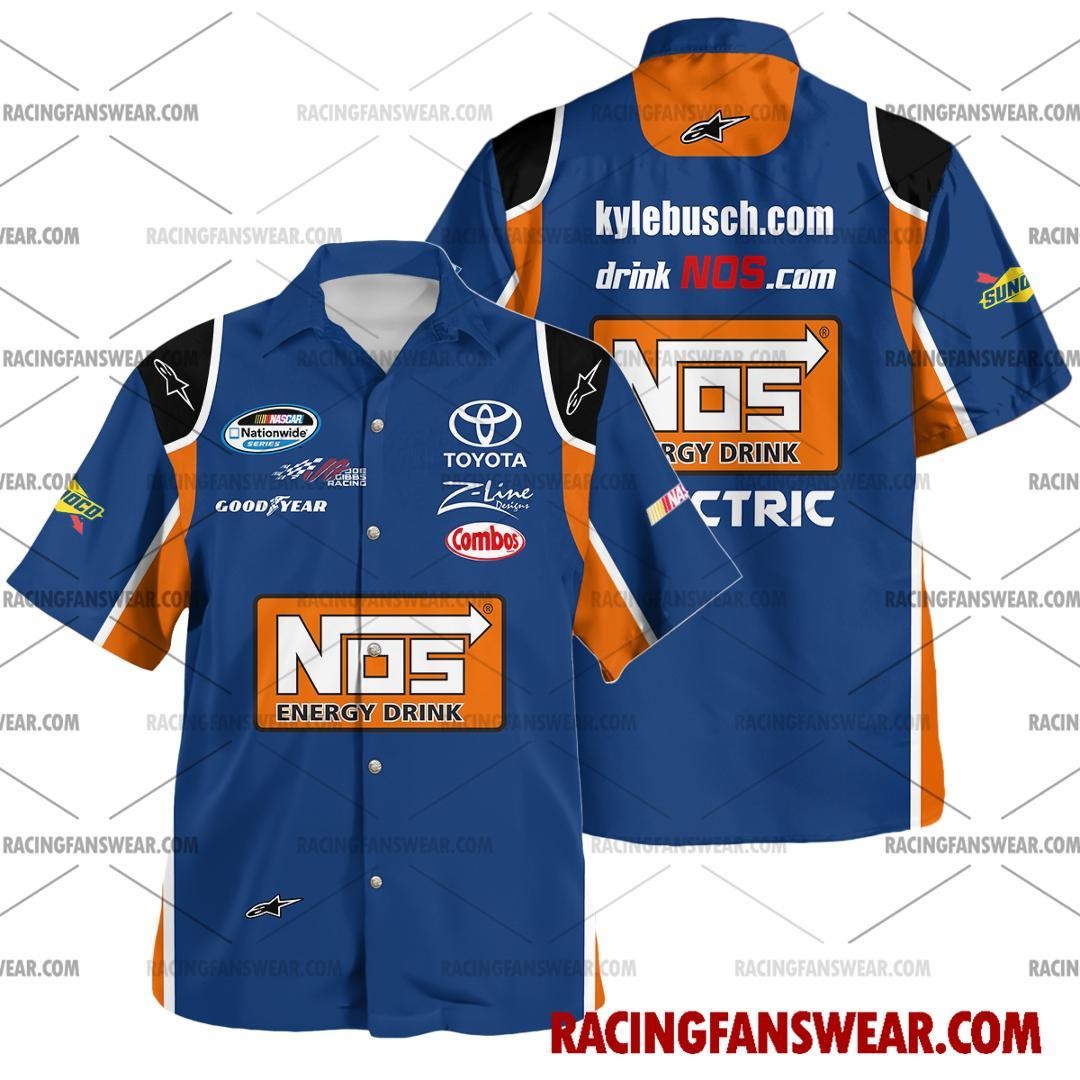 Kyle Busch Nascar Racing 2010 Hawaiian Shirts