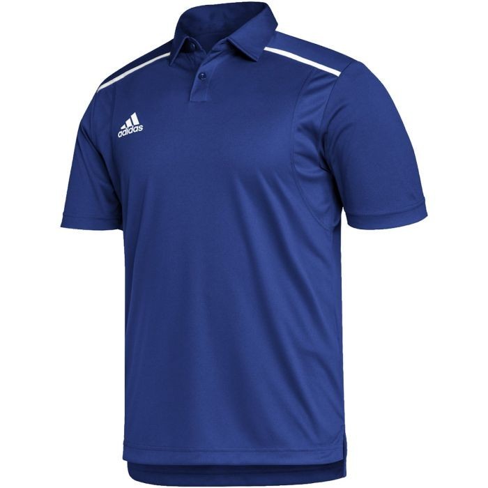 adidas Men Royal Blue Team Issue Performance Polo S M L XL 2XL New