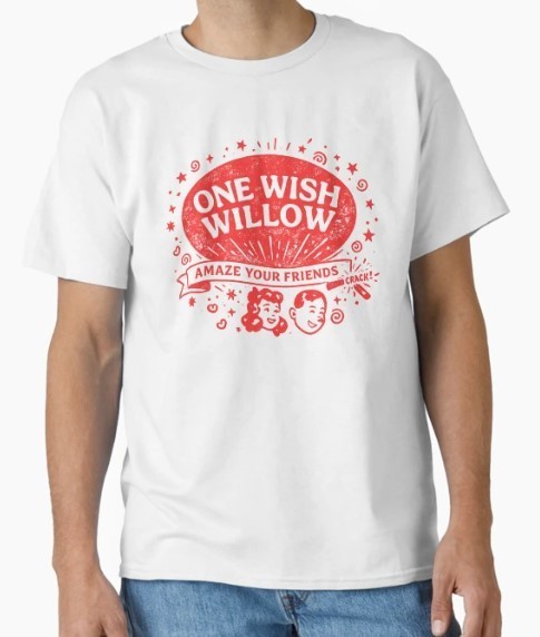 Vintage One Wish Willow Obsession 2026 Horror Movie Classic T-Shirt