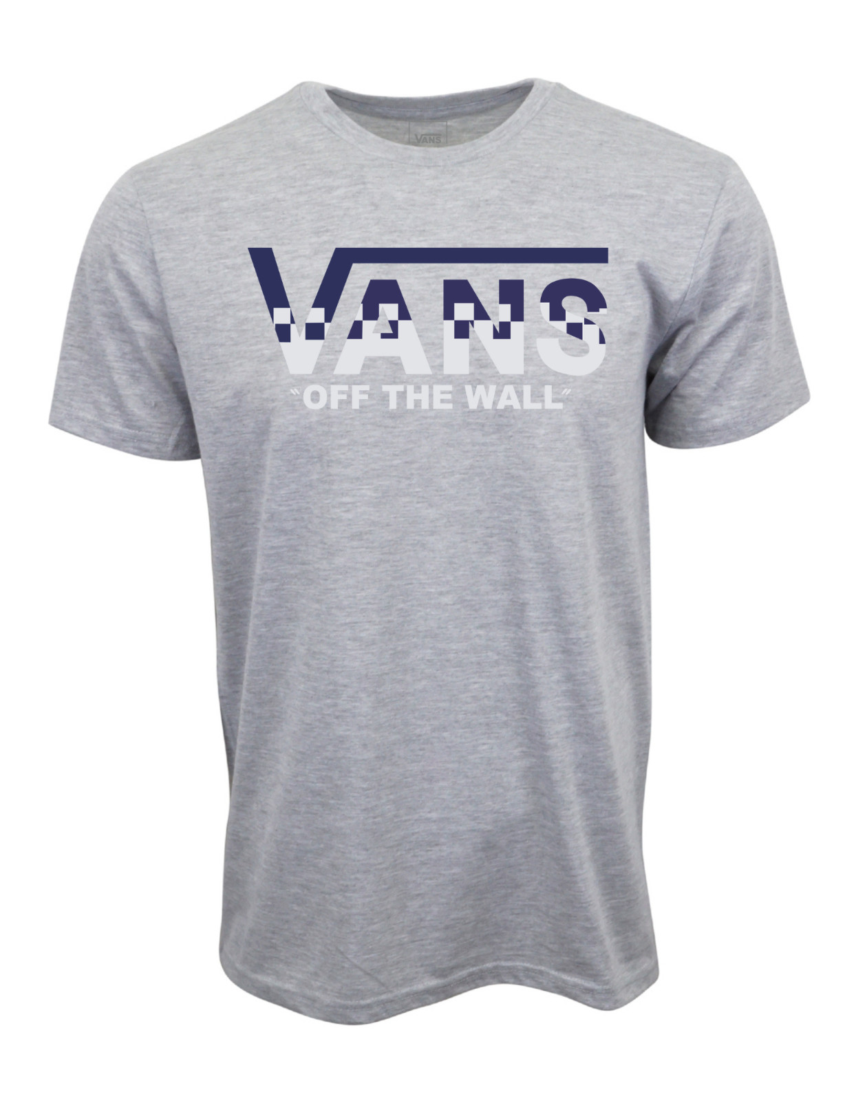 VANS MENS OF THE WALL CHECKER LOGO T SHIRT