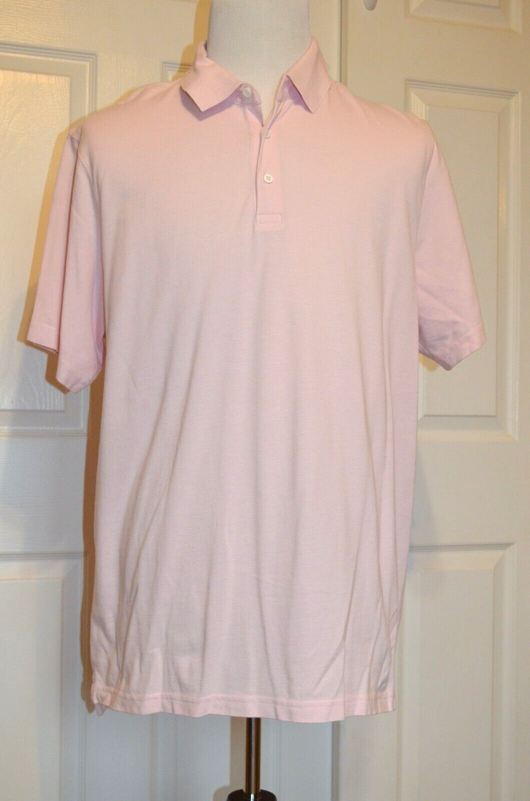 Vineyard Vines Men’s Size L Pink Polo Shirt Short Sleeves