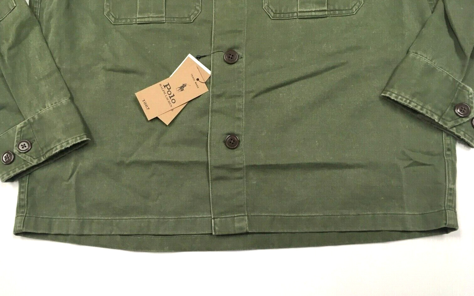 Polo Ralph Lauren Military Army Soldier Paratrooper Field Shirt Jacket Gentleman