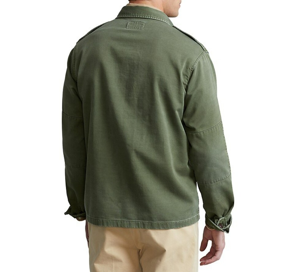 Polo Ralph Lauren Military Army Soldier Paratrooper Field Shirt Jacket Gentleman
