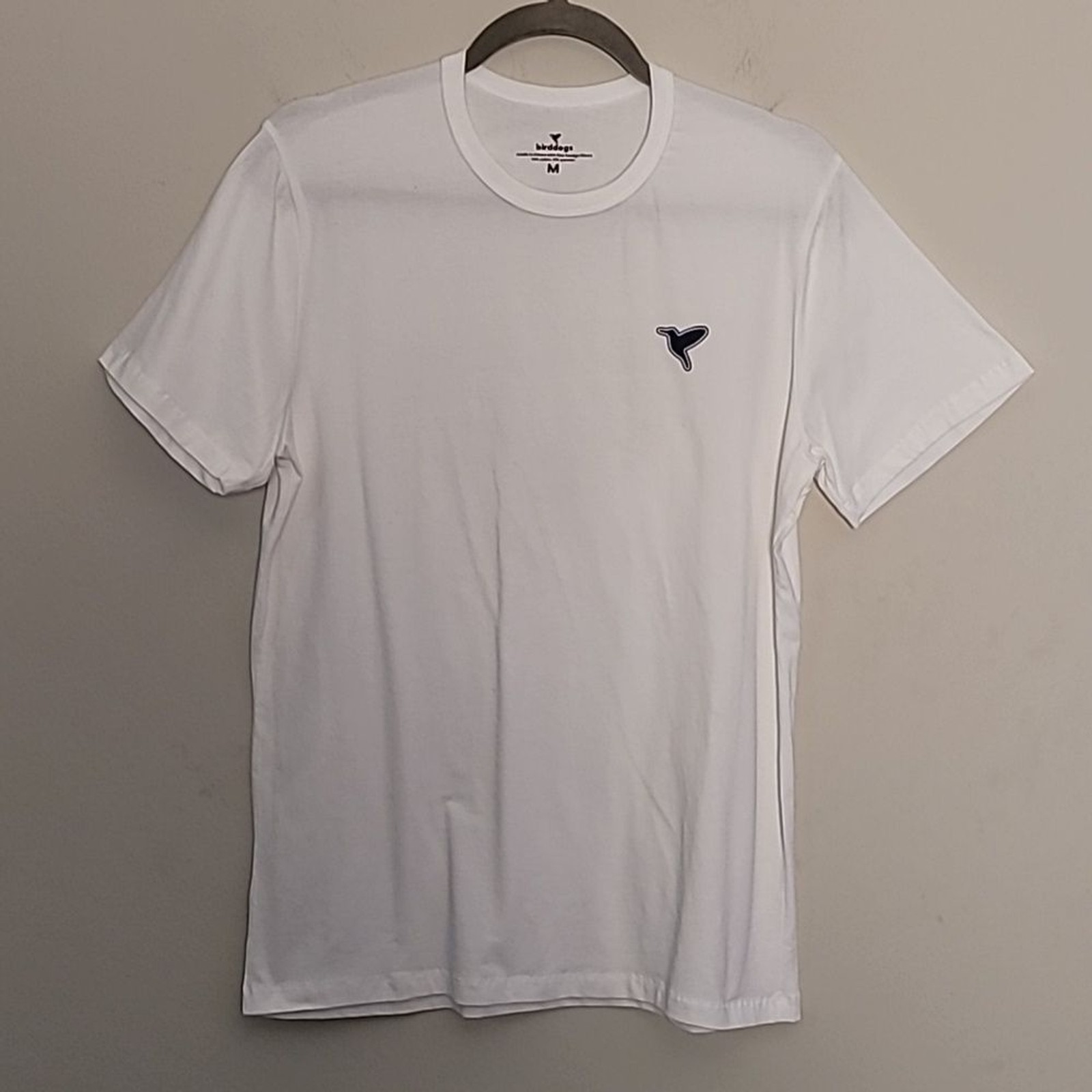 Birddogs Hawaiian Palms Logo short sleeve tee Sz M White Mens