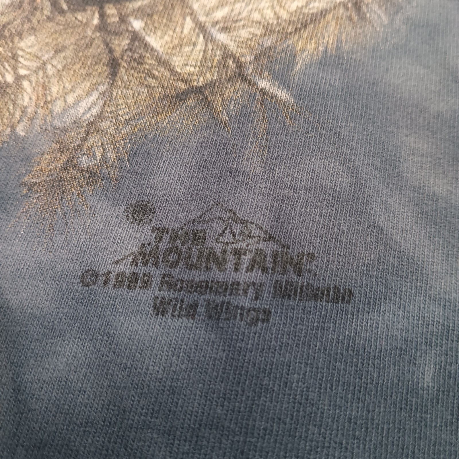 Vtg 90s The Mountain Mens 3XL Bald Eagle Winter Snow Nature Wildlife Shirt Y2K