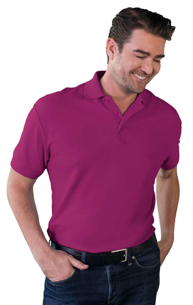 Blue Generation BG7500 Men’s Soft Touch Short Sleeve Pique Polo