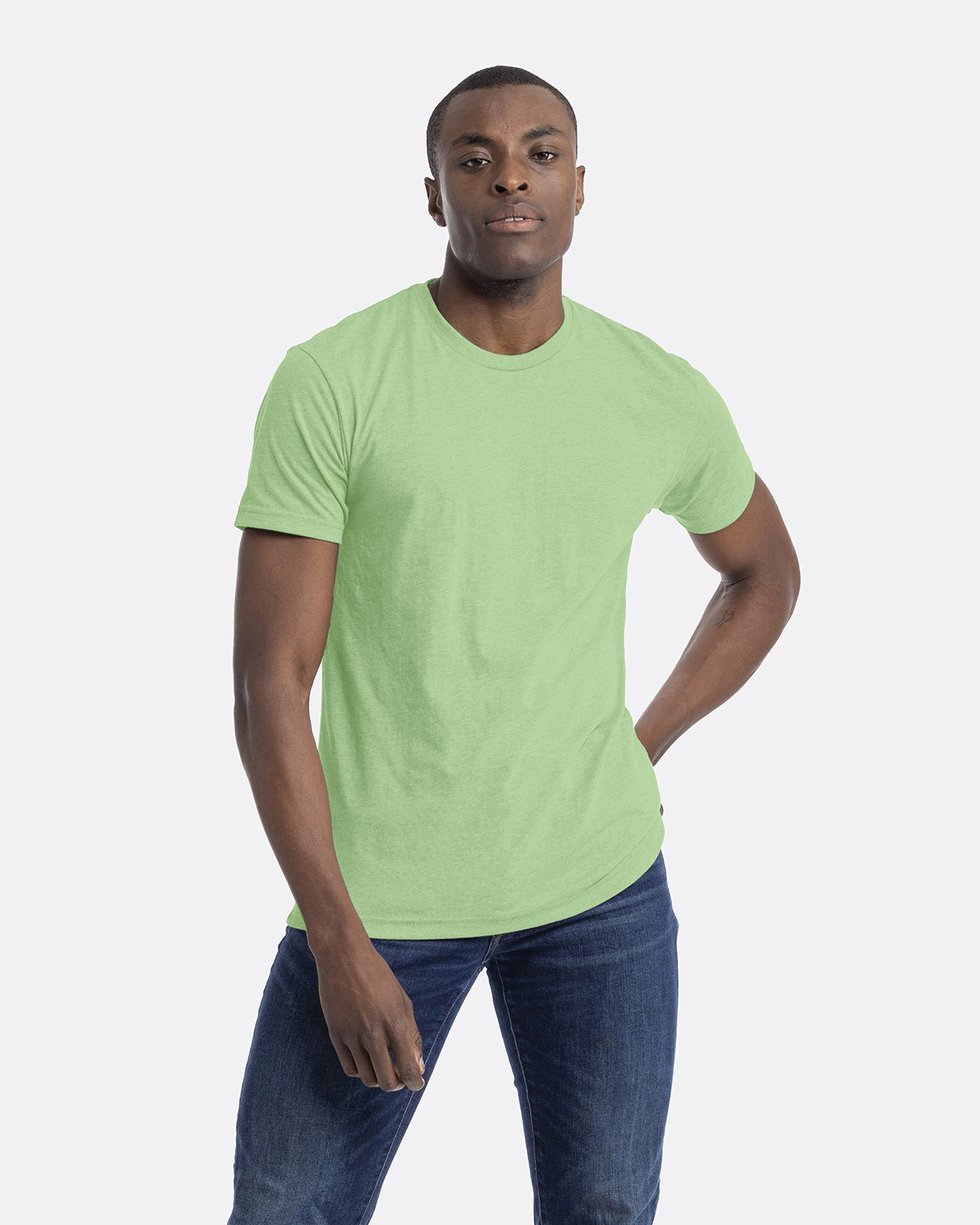 2 Pack Of Next Level Apparel N6210 Unisex CVC Premium Soft Tee Crewneck T-Shirt