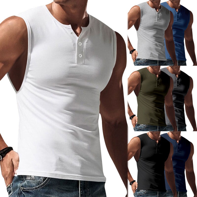 Summer Sleeveless V-Neck Minimalist Vest