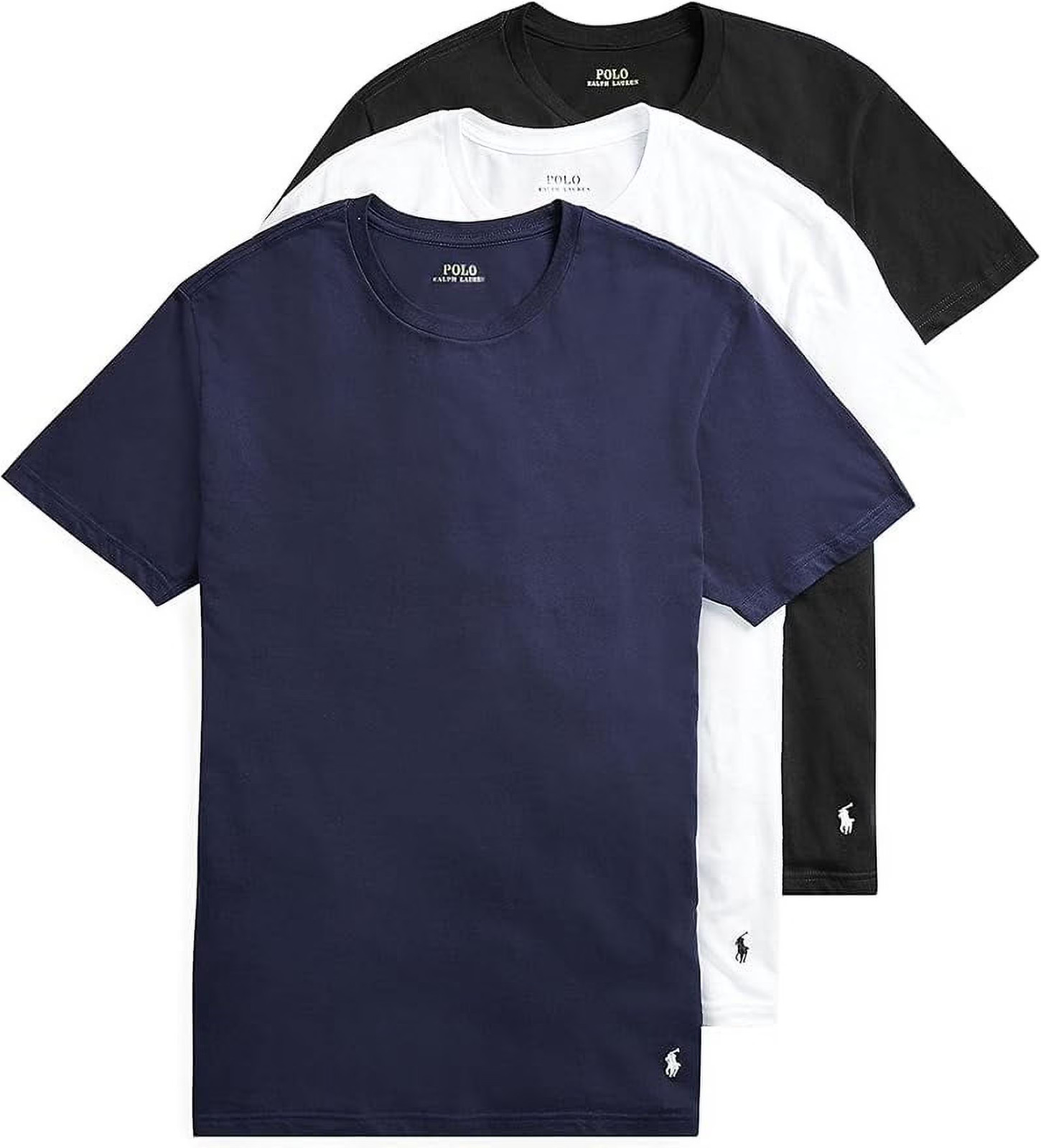 Men’s POLO RALPH LAUREN W/Wicking 3-Pack Crew Cotton Undershirts, Size XL