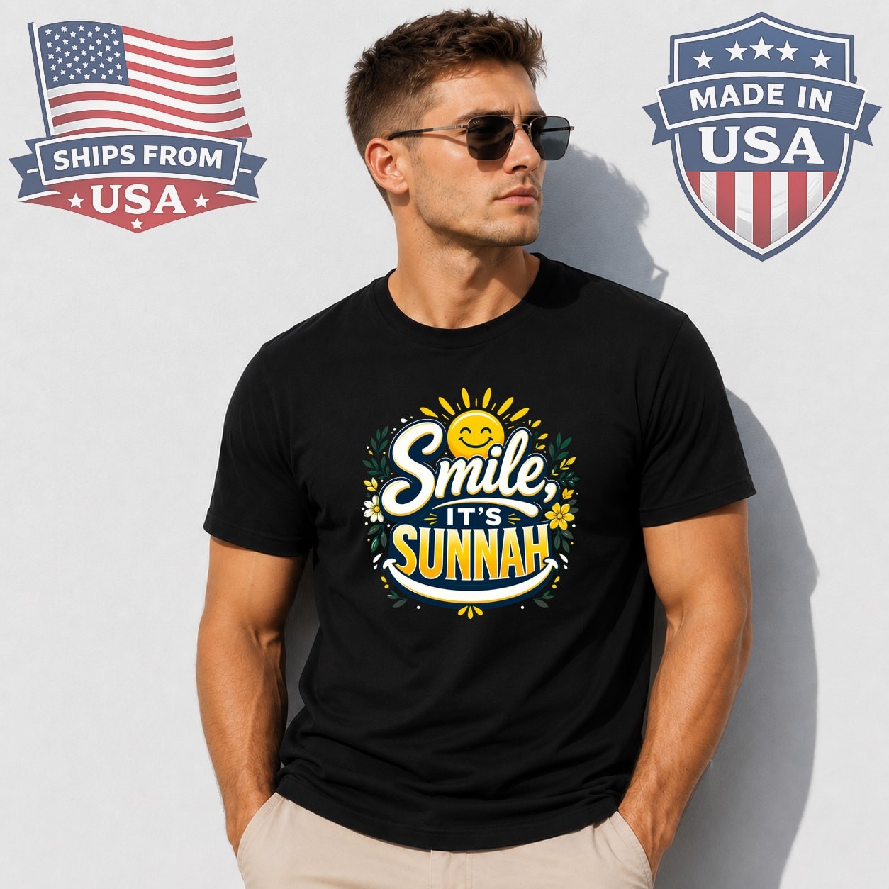 Smile It’s Sunnah Graphic T-Shirt