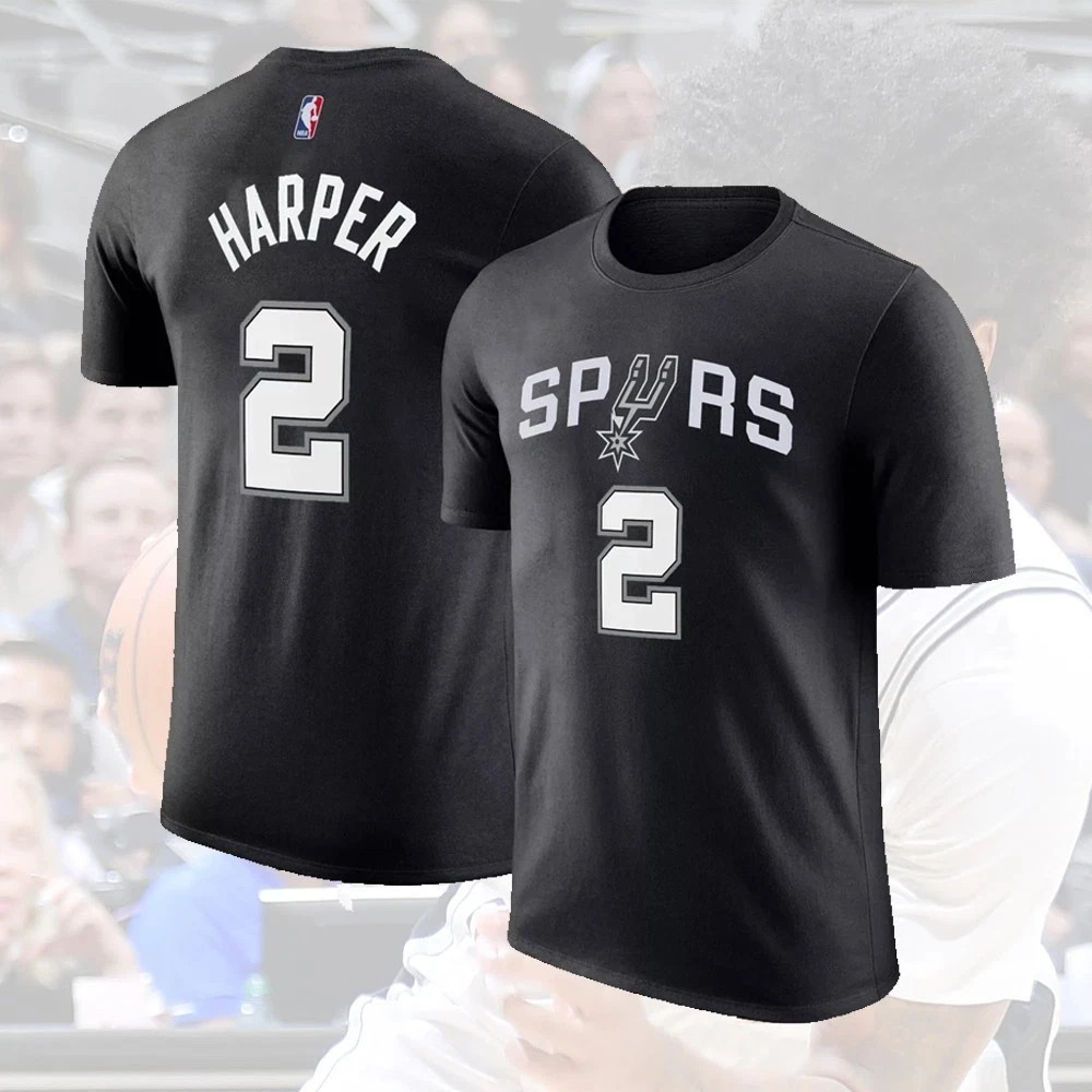 Dylan Harper #2 San Antonio Player Name & Number S – 4XL HOT TRENDING