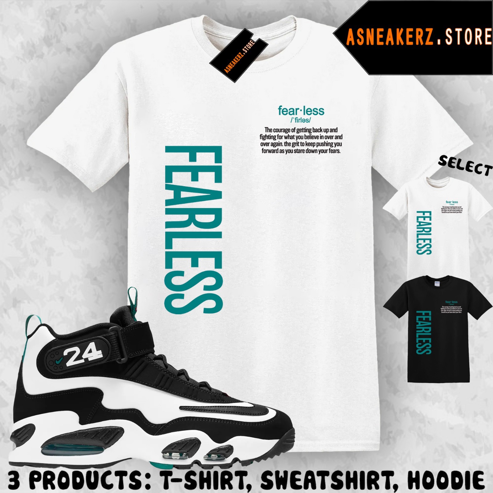 Shirt To Match AM 1 Freshwater 2026 Sneaker Matching Tee Fearless T-Shirt