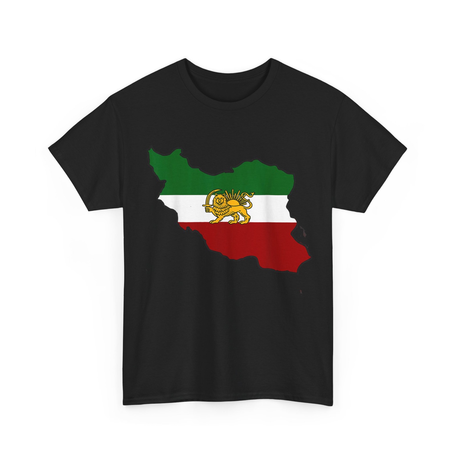 Iran Flag with Lion and Sun Shirt, Iranian Roots Freedom Women Men Shirt