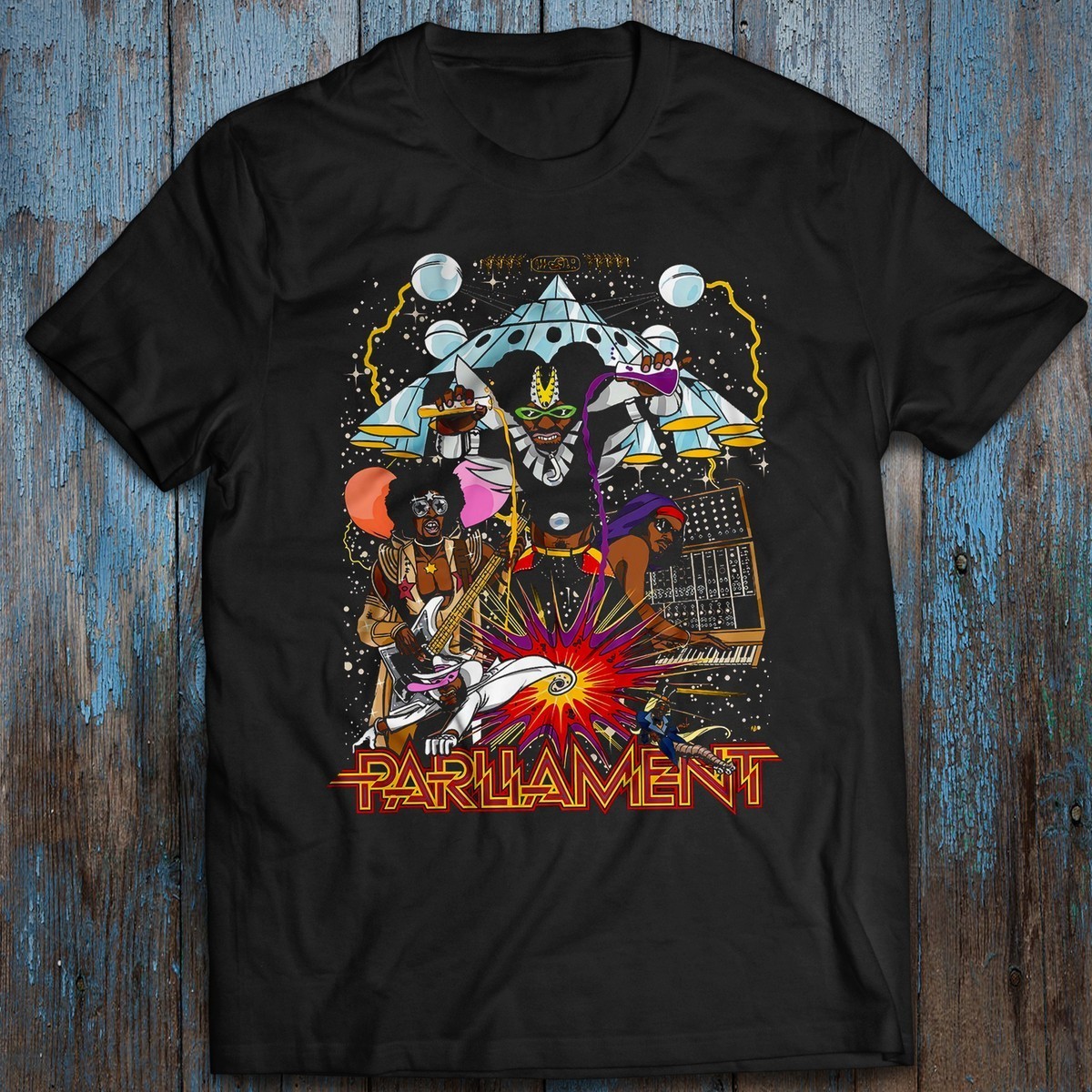 George Clinton Parliament Funkadelic Vintage Funk Band Graphic Tee