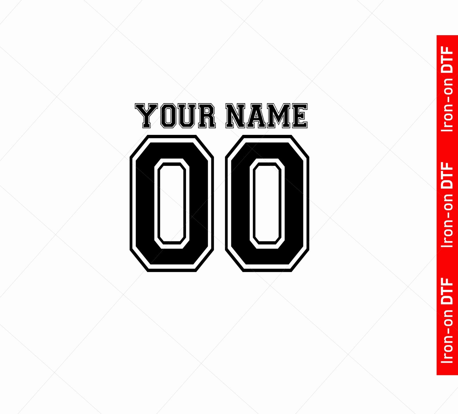 Personalised Name Number Football Sports 2026 DTF Iron On Heat Transfer T shirt