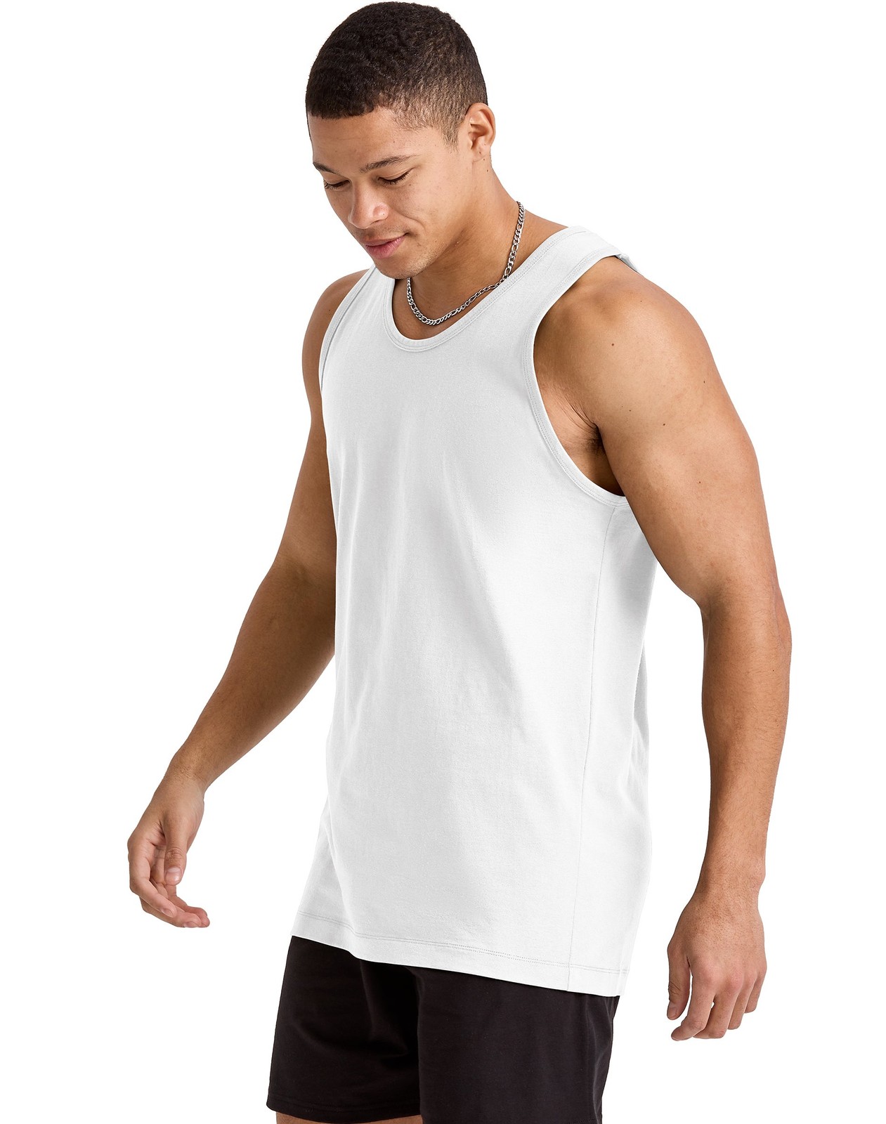Hanes Essentials Men’s Cotton Tank Top, 3-Pack