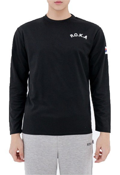 ROKA Korean Army Soldier Long Sleeve T-Shirt Tactical Casual Combat Shirts