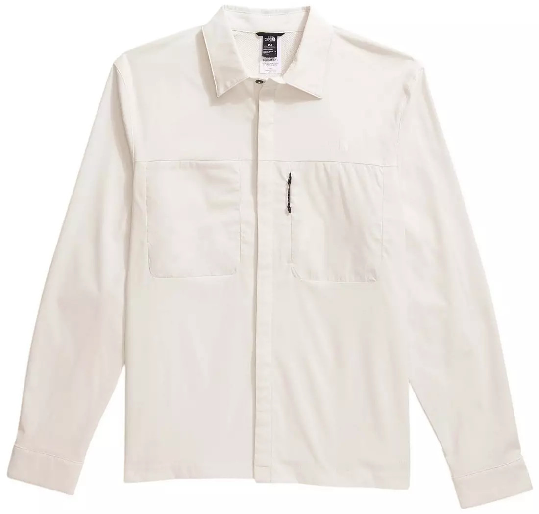 The North Face Men’s Lightrange Long-Sleeve Button Up Shirt TNF MSRP $95