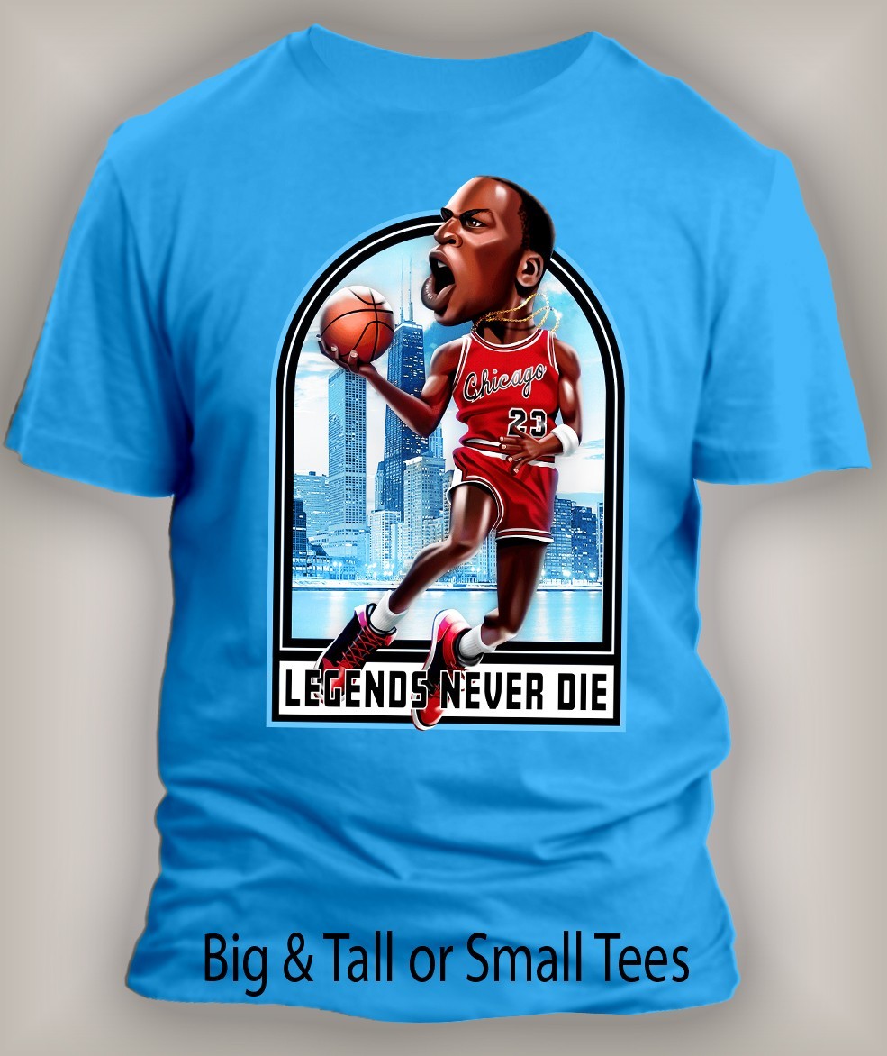 Rookie of the Year Tee Shirt Pro Club Shaka Big Tall Sm Streetwear SKY Blue J11