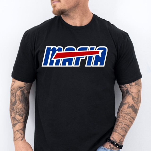 MAFIA | Buffalo Football themed Pre-Shrunk Ring Spun Cotton T-Shirt