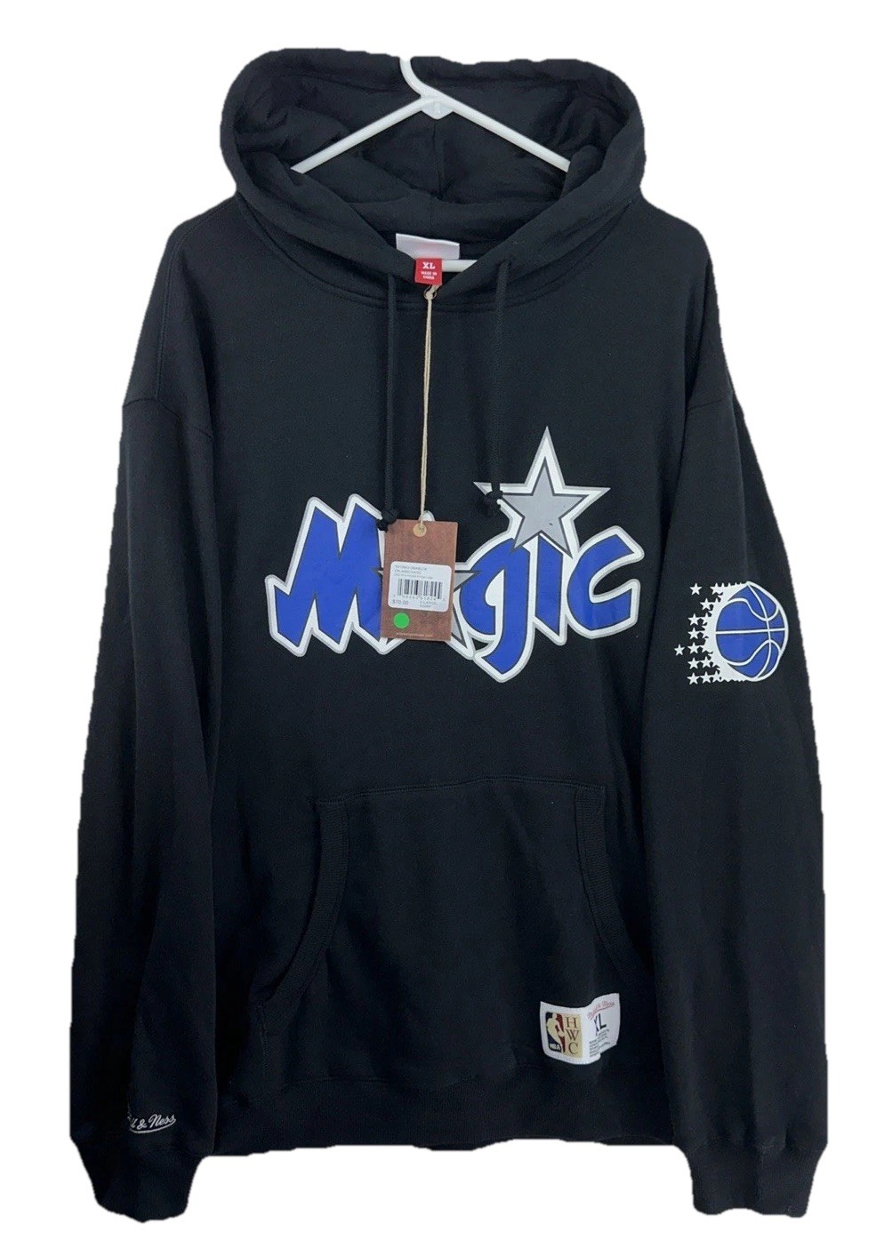 NWT Mitchell & Ness Orlando Magic Men’s XL All In Black Hoodie $70