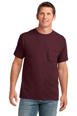 PC54P Port & Company Core Cotton Pocket Tee