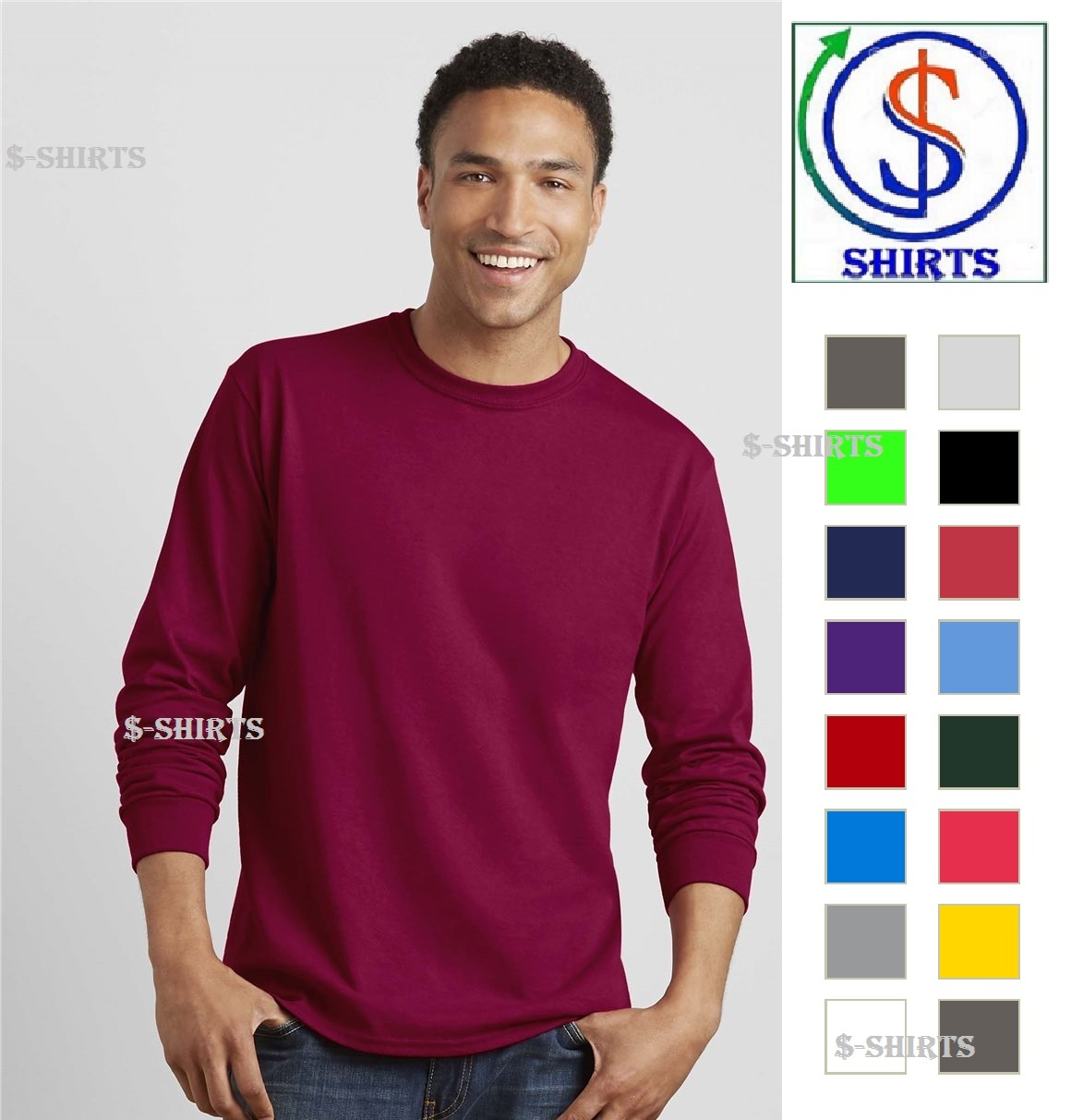 Gildan – Heavy Cotton Long Sleeve T-Shirt – 5400 S-3XL