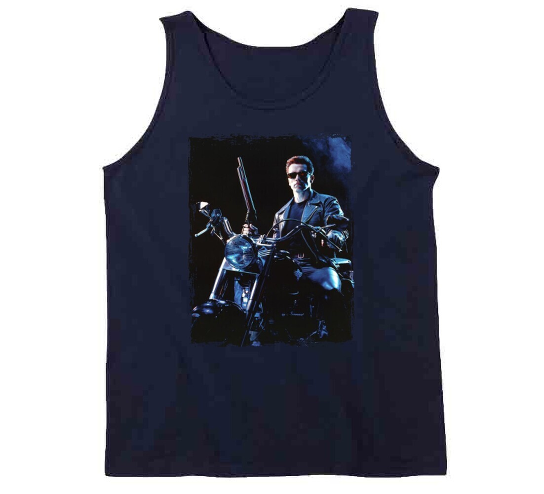 Terminator 2 Arnold Motorcycle T Shirt