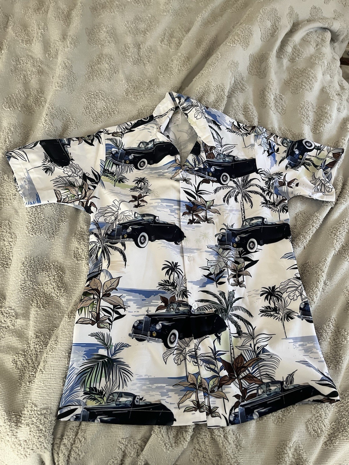 Men’s Candy clothing car button down shirt size Small