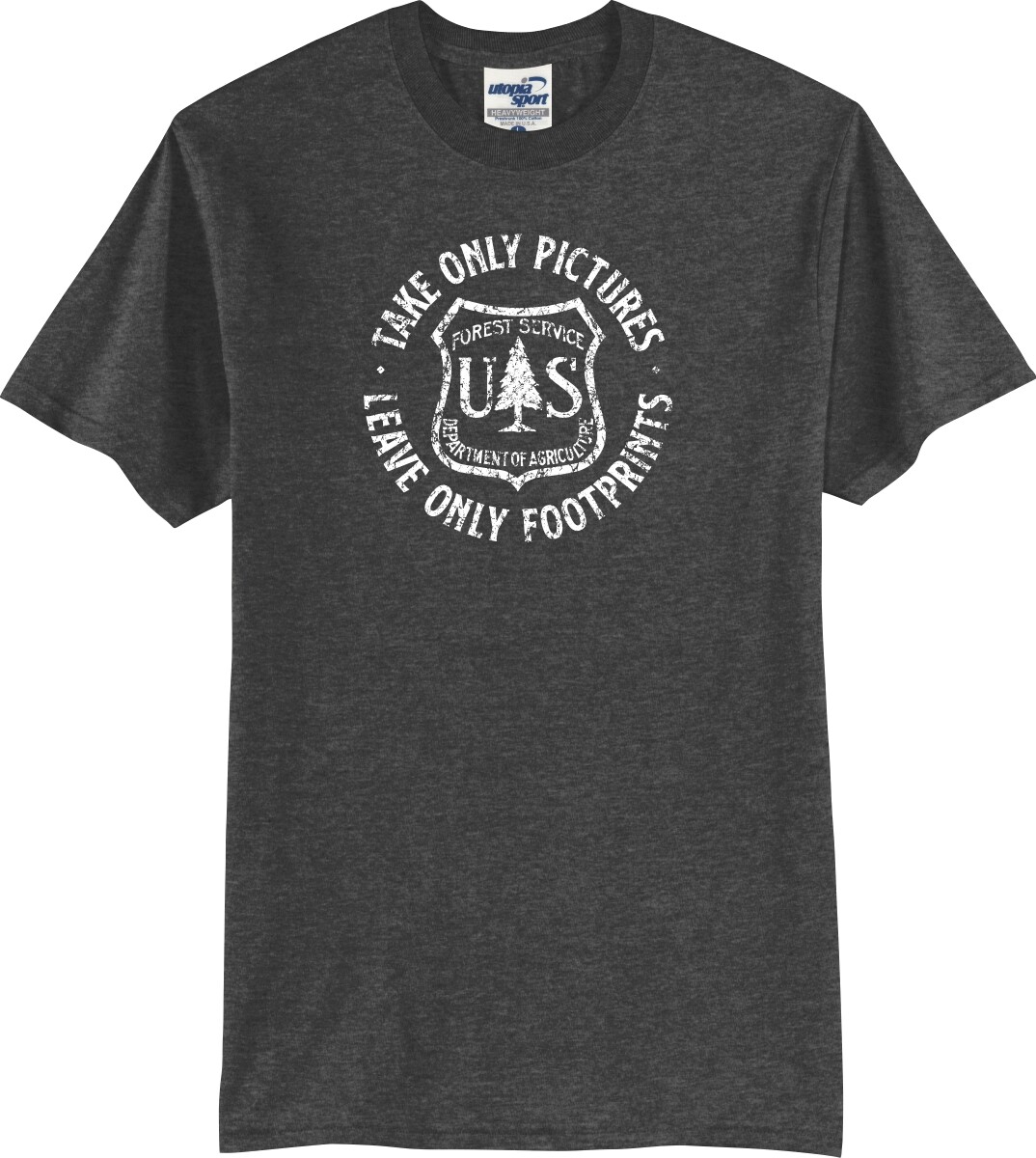 Take Only Pictures Leave Only Footprints US Forest Serice Unisex T-Shirt (S-5X)