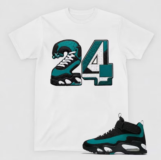 24 Graphic Tee, Griffey Max 1 Freshwater Matching Shirt