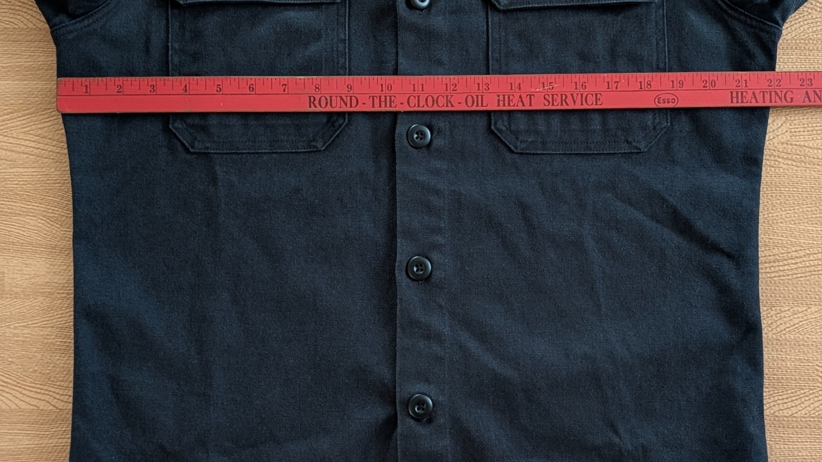 Taylor Stitch Shop Shirt Coal Duck Canvas Black Medium 40 Huckberry Long Sleeve