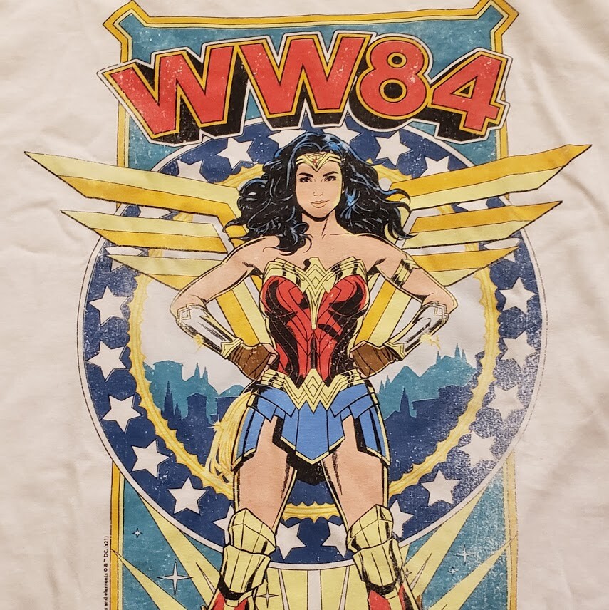 Wonder Woman – WW84 Vintage Style DC Comics T-Shirt Size Large
