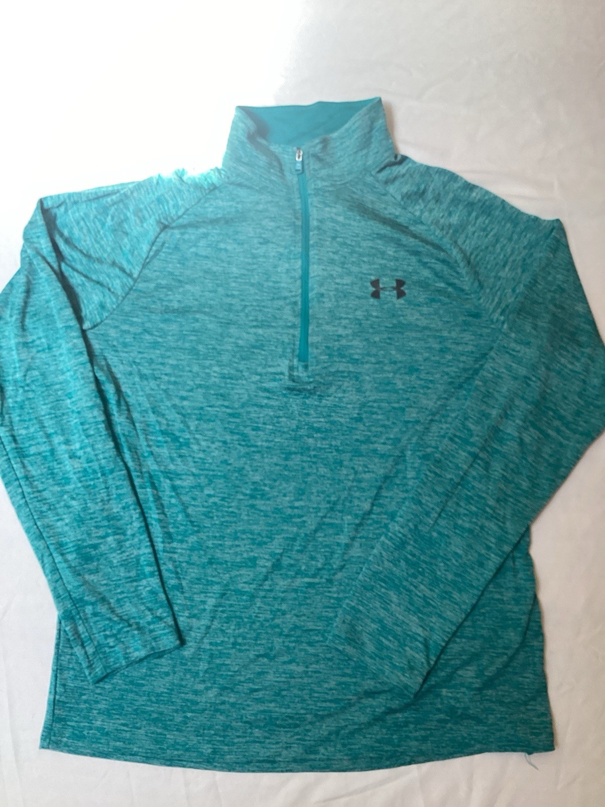 UA Under Armour Shirt 1/2 Zip Tech Muscle Pullover Long Sleeve Men’s