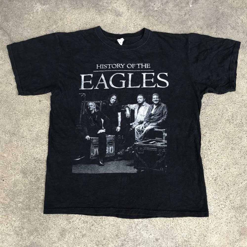 Band Tees History of the Eagles Band Tour 2013 Promo Tee Shirt Reprint PA6529