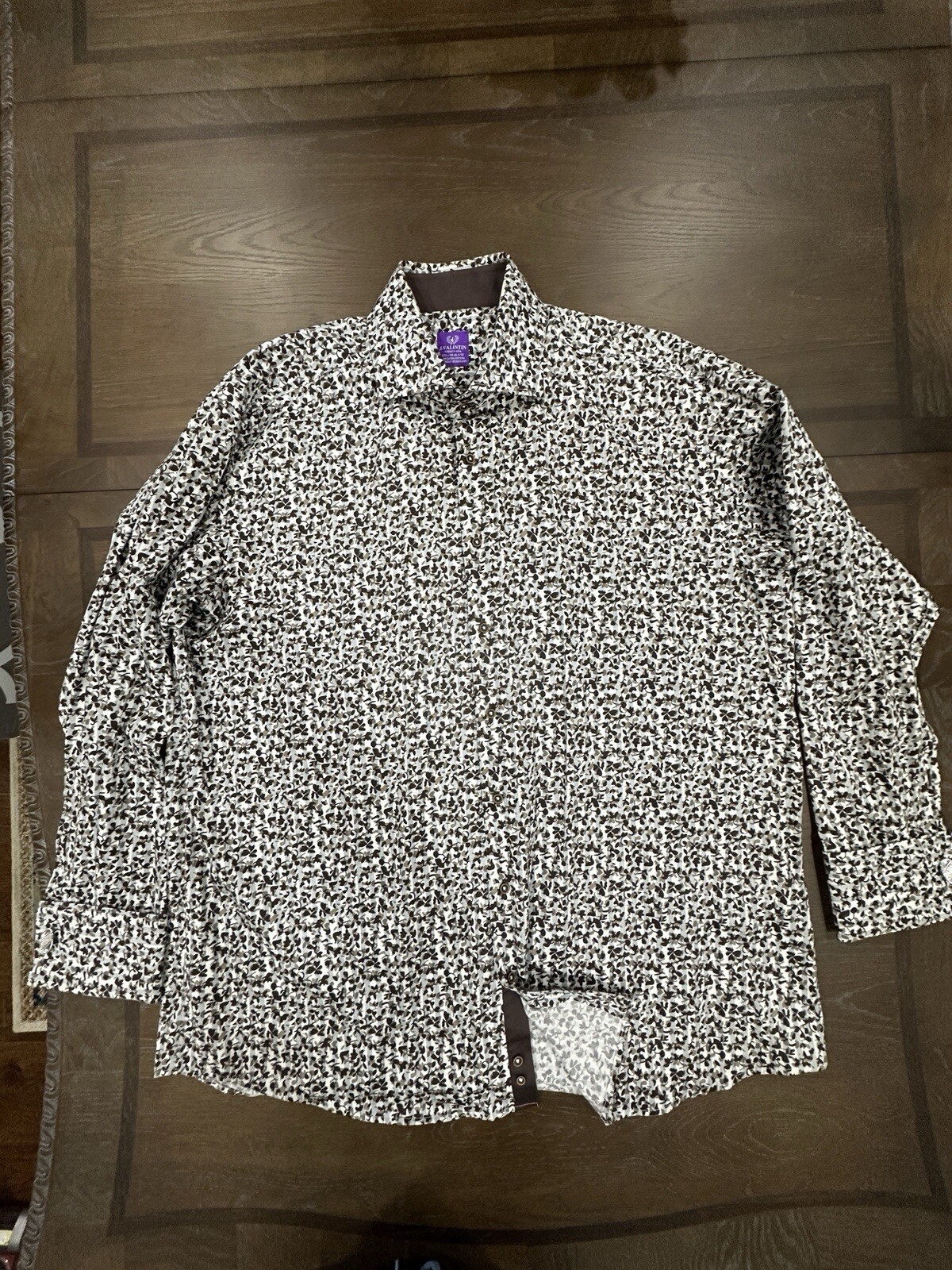 XXL Men Dress French Cuff Shirt J.Valintin Turkey Usa Cotton Axxess