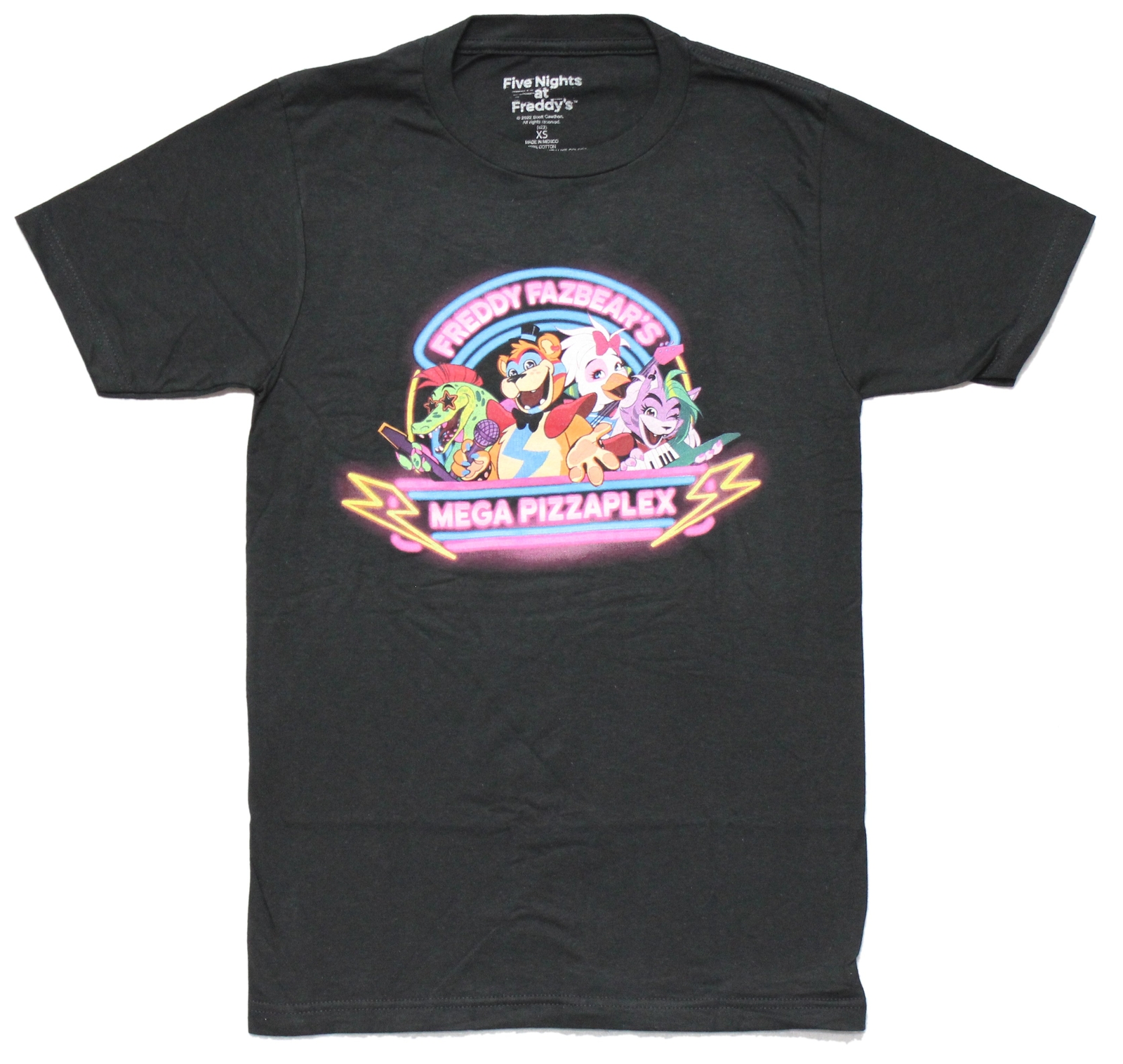 Five Nights at Freddy’s New Adult T-Shirt -Freddy Fazbear’s Mega Pizzaplex