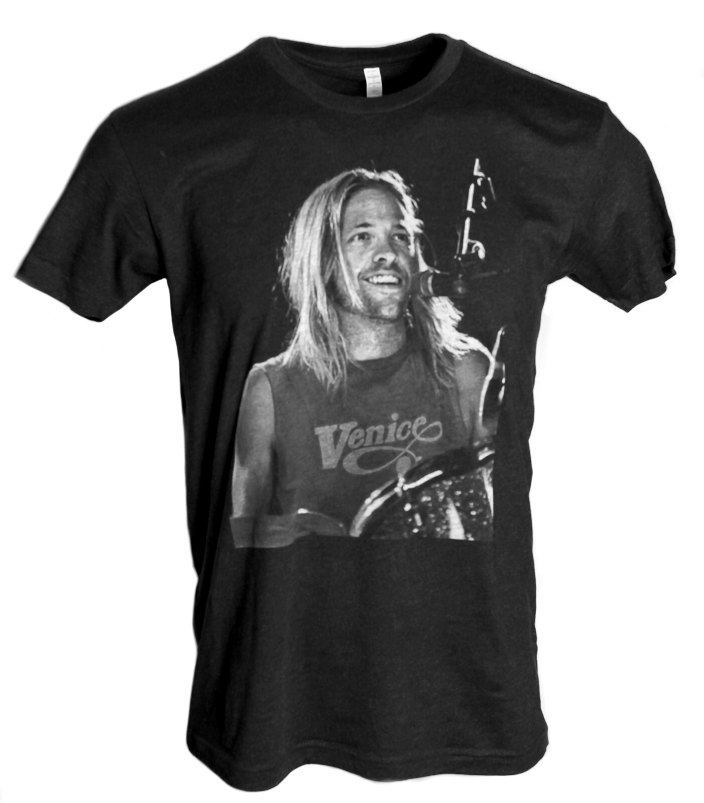 Taylor Hawkins Drummer T-Shirt Unisex Shirt S-3XL Vintage Heather Graphite Black