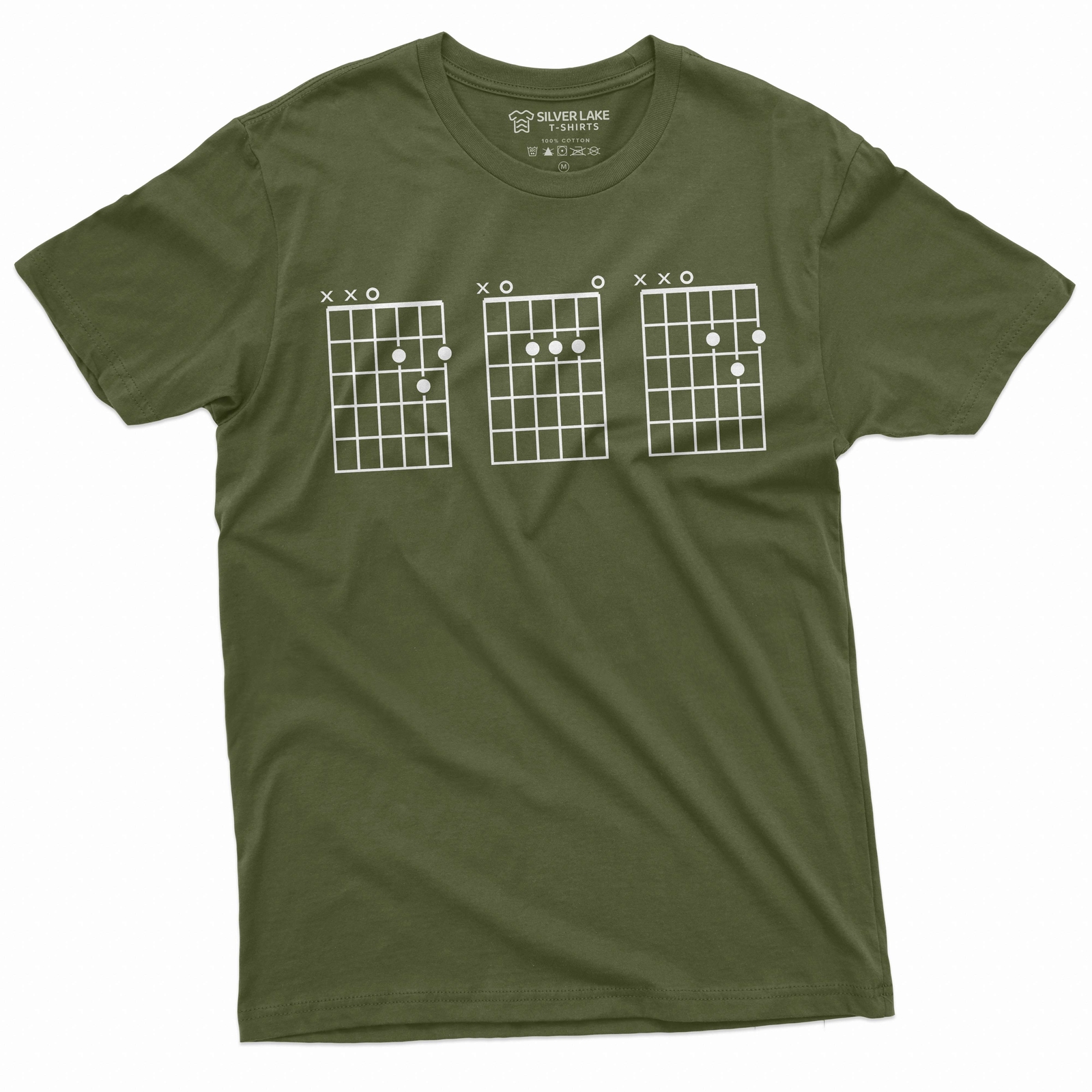 Mens Fathers day Guitar player dad shirt Guitarist tee shirt guitar chords shirt
